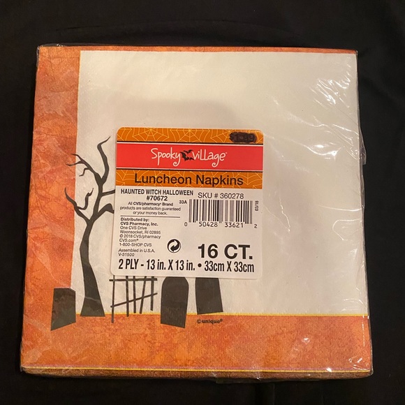 Halloween napkins decor - Picture 3 of 6